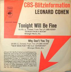 Leonard Cohen : Tonight Will Be Fine